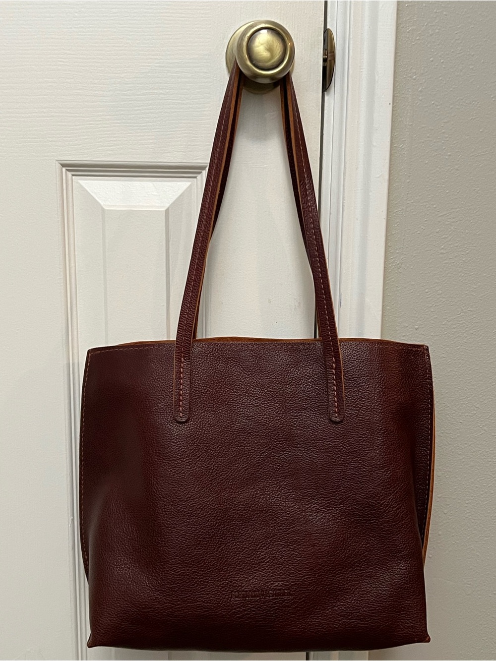 Portland Leather August Tote, Medium in Nutmeg